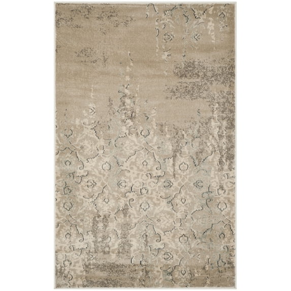 SAFAVIEH Vintage Collection VTG436A Grey/Ivory Rug
