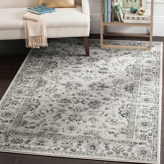SAFAVIEH Vintage Dimitar Traditional Area Rug, Grey/Ivory, 10' x 14'