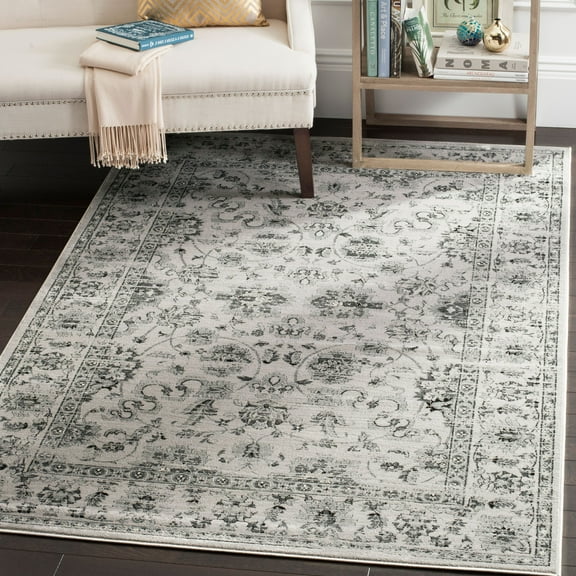SAFAVIEH Vintage Dimitar Traditional Area Rug, Grey/Ivory, 5'1" x 7'7"