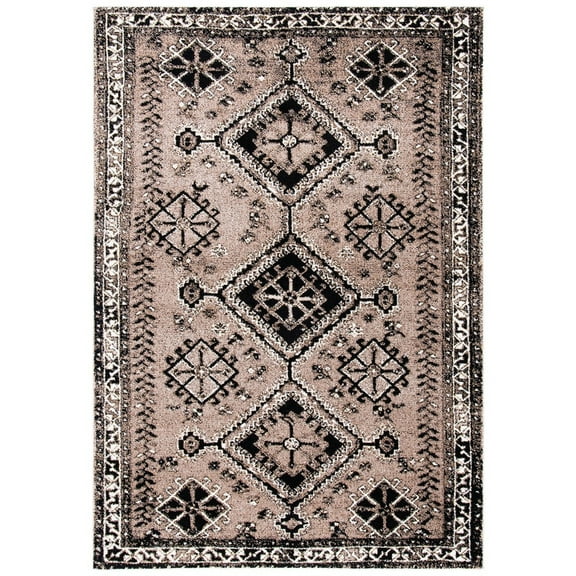 SAFAVIEH Vintage Hamadan Blathnaid Oriental Area Rug, Brown/Black, 2'7" x 5'
