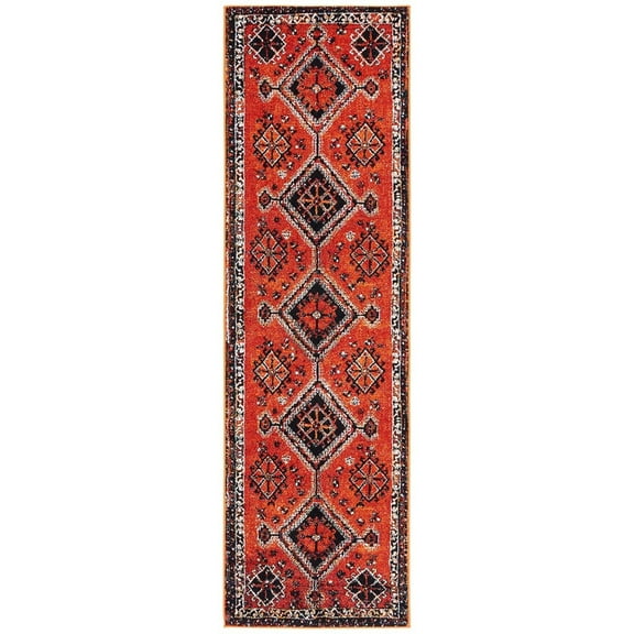 SAFAVIEH Vintage Hamadan Blathnaid Oriental Area Rug, Orange/Red, 2'3" x 4'