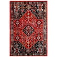 thumbnail image 1 of SAFAVIEH Vintage Hamadan Bryan Medallion Area Rug, Red/Black, 8' x 10', 1 of 8
