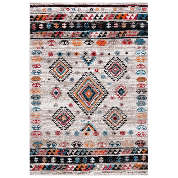 SAFAVIEH Vintage Hamadan Carmella Oriental Area Rug, Ivory/Black, 8' x 10'