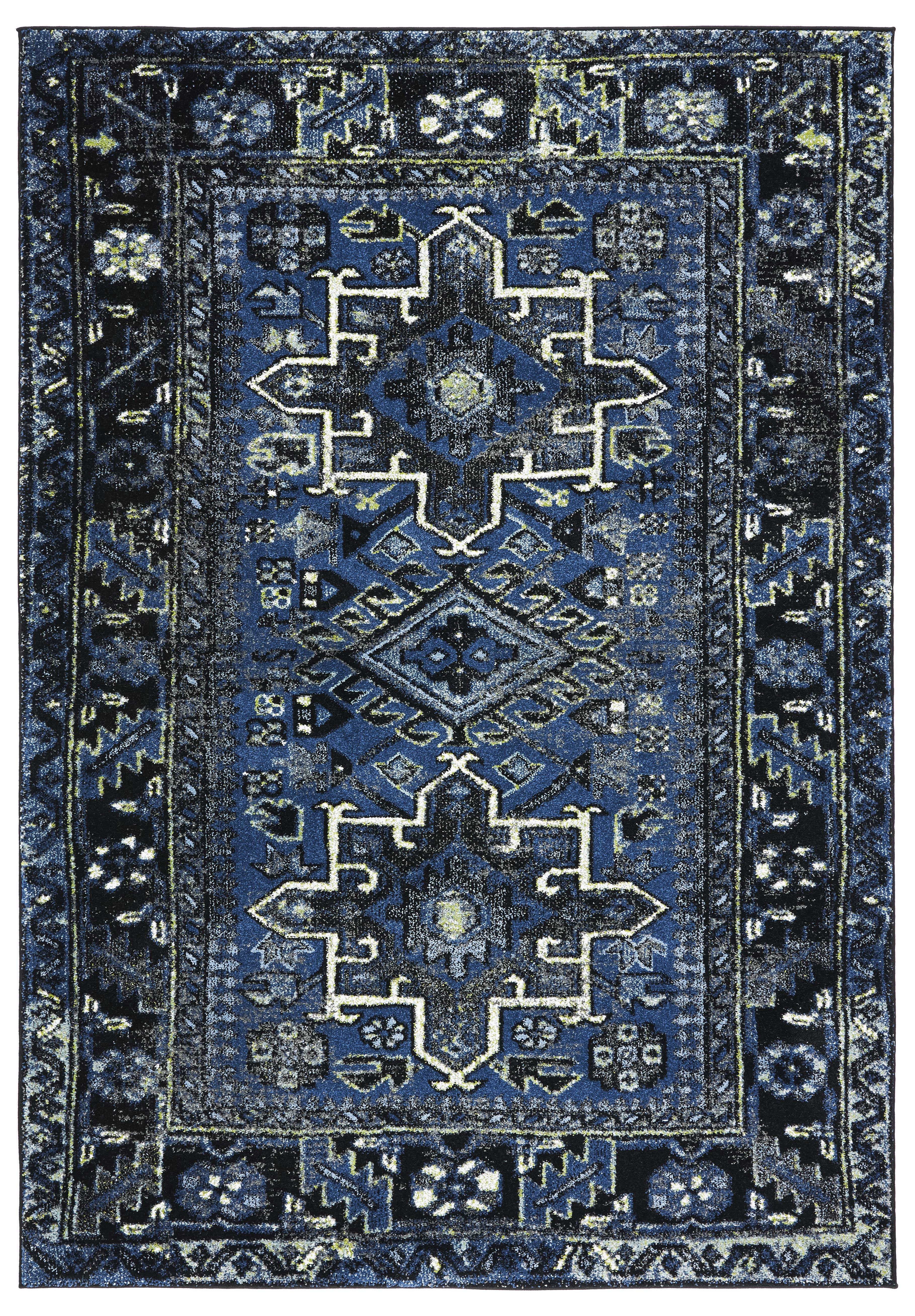 Safavieh Vintage Hamadan Dania Oriental Area Rug, Blue/Gray, 4' x 6'