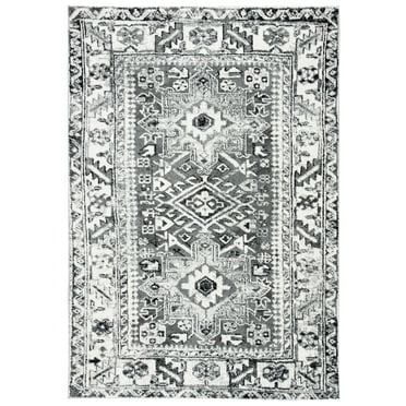 SAFAVIEH Vintage Hamadan Dania Oriental Area Rug, Grey/Ivory, 2'7" x 5'