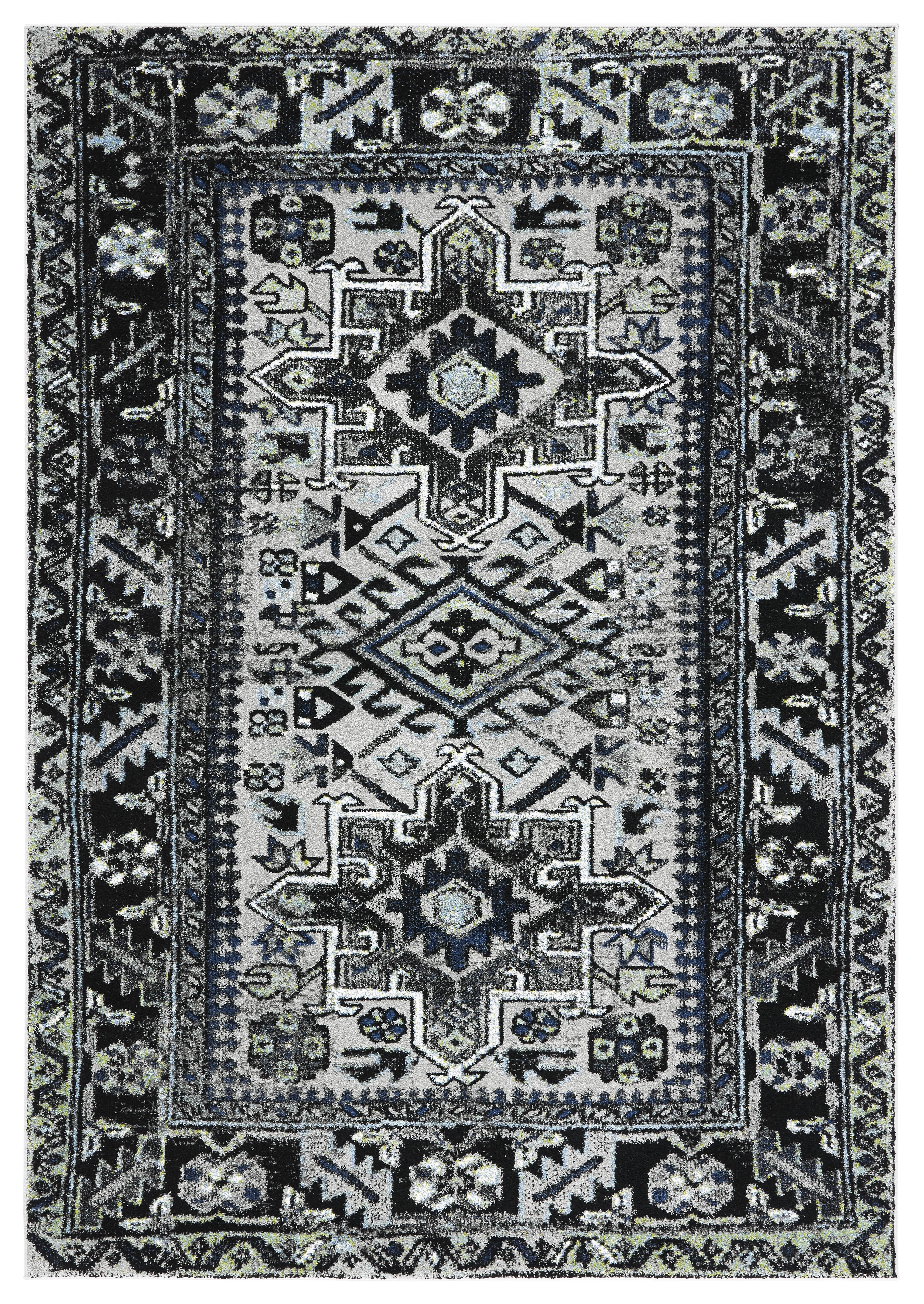 Safavieh Vintage Hamadan Dania Oriental Area Rug, Light Gray/Dark Gray, 6'7" x 9'