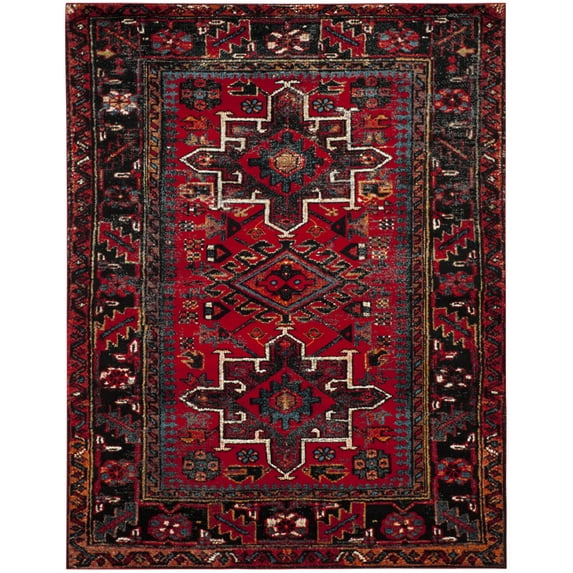 SAFAVIEH Vintage Hamadan Dania Oriental Area Rug, Red/Multi, 8' x 10'