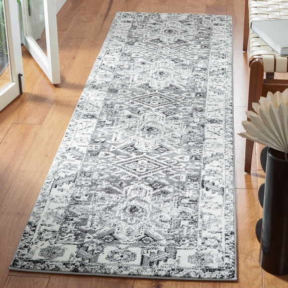 Safavieh Vintage Hamadan Dania Oriental Runner Rug, Gray/Ivory, 2'3" x 12'