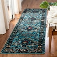 thumbnail image 1 of Safavieh Vintage Hamadan Dania Oriental Runner Rug, Light Blue/Black, 2'3" x 8', 1 of 10
