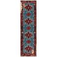 thumbnail image 1 of SAFAVIEH Vintage Hamadan Dania Oriental Runner Rug, Red/Light Blue, 2'3" x 12', 1 of 7