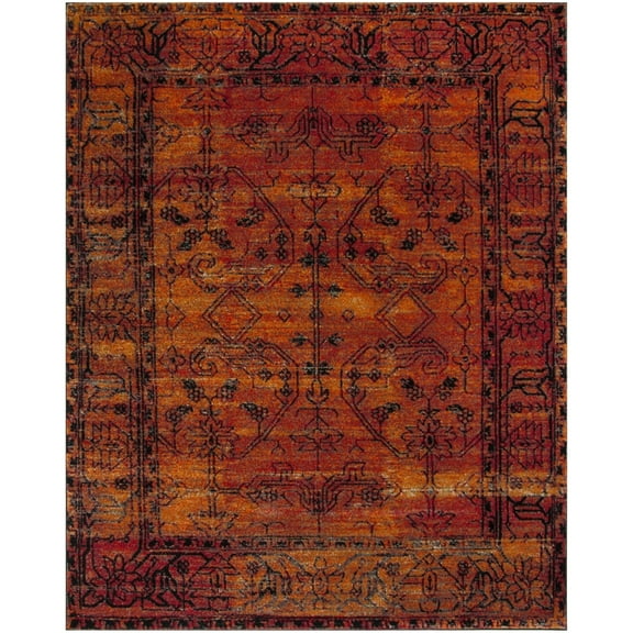 SAFAVIEH Vintage Hamadan Jessamine Oriental Area Rug, Orange, 2'3" x 4'