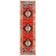thumbnail image 1 of SAFAVIEH Vintage Hamadan Keighley Oriental Runner Rug, Red/Navy, 2'3" x 8', 1 of 8