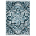 thumbnail image 1 of SAFAVIEH Vintage Hamadan Kiaran Medallion Area Rug, Blue/Ivory, 9' x 12', 1 of 8