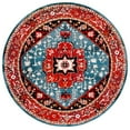thumbnail image 1 of SAFAVIEH Vintage Hamadan Kimmee Oriental Area Rug, Red/Blue, 6'7" x 6'7" Round, 1 of 9