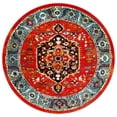 thumbnail image 1 of SAFAVIEH Vintage Hamadan Maegan Oriental Area Rug, Red/Blue, 6'7" x 6'7" Round, 1 of 8