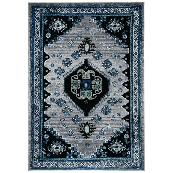 SAFAVIEH Vintage Hamadan Nora Oriental Area Rug, Beige/Black, 9' x 12'