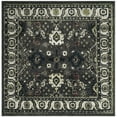 thumbnail image 1 of SAFAVIEH Vintage Hamadan Pema Traditional Area Rug, Dark Grey/Ivory, 6'7" x 6'7" Square, 1 of 8