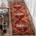 thumbnail image 1 of SAFAVIEH Vintage Hamadan Tahnee Traditional Runner Rug, Red/Multi, 2'3" x 20', 1 of 7