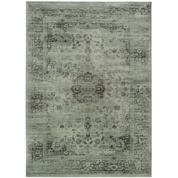 SAFAVIEH Vintage Hartley Bordered Area Rug, Spruce, 10' x 14'