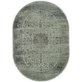thumbnail image 1 of SAFAVIEH Vintage Hartley Traditional Area Rug, Spruce/Ivory, 5'3" x 7'6" Oval, 1 of 8