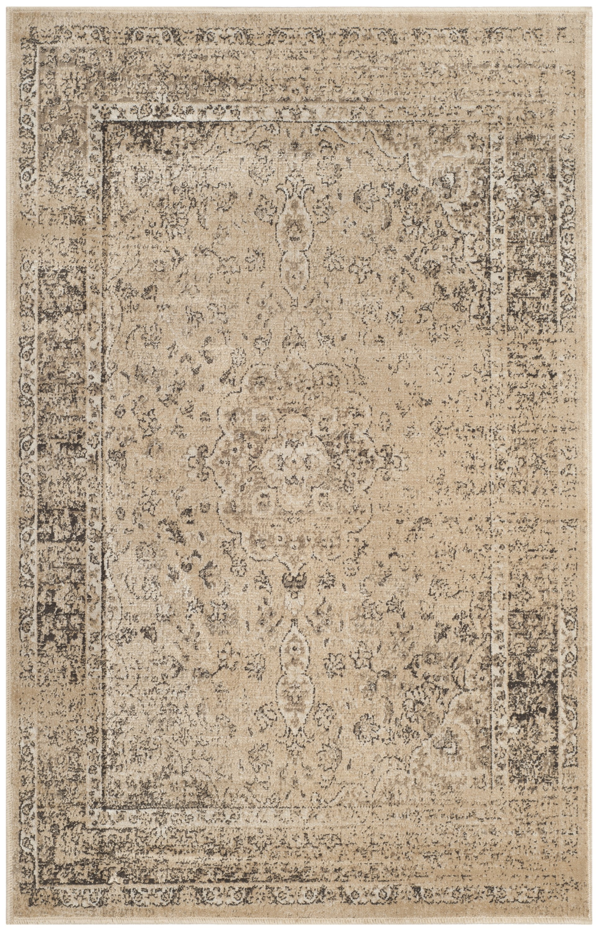 SAFAVIEH Vintage Hartley Traditional Area Rug, Warm Beige, 2'7" x 4'