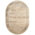 thumbnail image 1 of SAFAVIEH Vintage Hartley Traditional Area Rug, Warm Beige, 5'3" x 7'6" Oval, 1 of 5