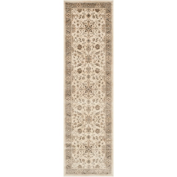 SAFAVIEH Vintage Ifrit Traditional Runner Rug, Stone/Mouse, 2'2" x 8'