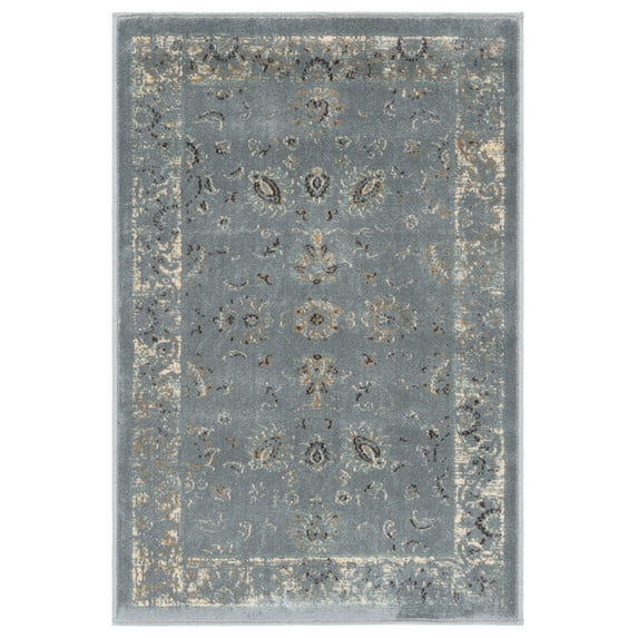 SAFAVIEH Vintage Jaxon Bordered Area Rug, Grey/Multi, 2'7" x 4'