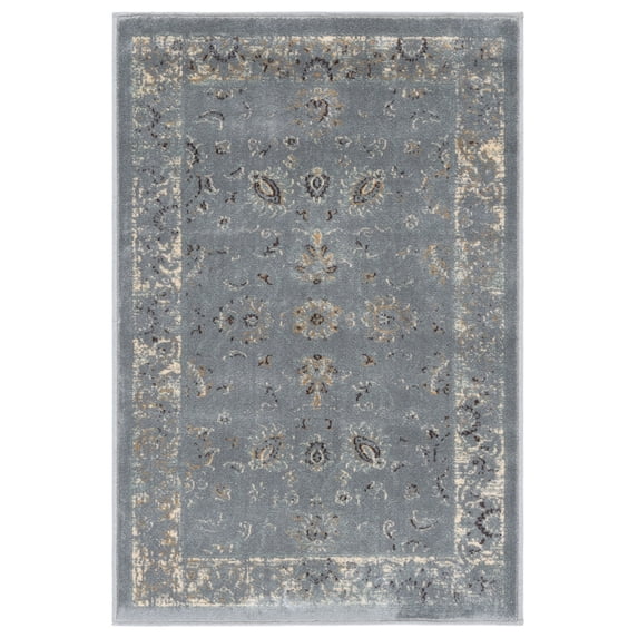 SAFAVIEH Vintage Jaxon Bordered Area Rug, Grey/Multi, 2' x 3'