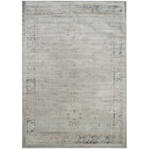 SAFAVIEH Vintage Jaxon Bordered Area Rug, Light Blue, 9' x 12'
