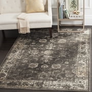 Safavieh Vintage Jaxon Bordered Area Rug, Soft Anthracite, 10' x 14'