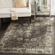 SAFAVIEH Vintage Jaxon Traditional Area Rug, Soft Anthracite, 8' x 10'
