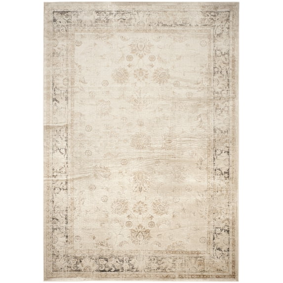 SAFAVIEH Vintage Jaxon Bordered Area Rug, Stone, 9' x 12'