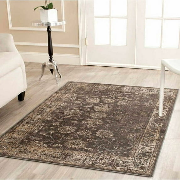 SAFAVIEH Vintage Jaxon Traditional Runner Rug, Soft Anthracite, 2'2" x 6'