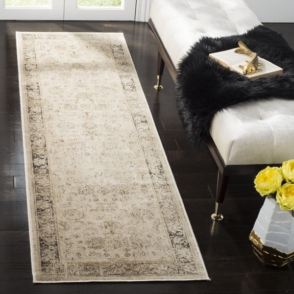 SAFAVIEH Vintage Jaxon Traditional Runner Rug, Stone, 2'2" x 16'