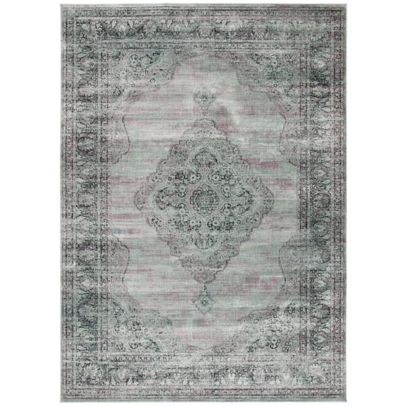 SAFAVIEH Vintage Kynaston Traditional Area Rug, Light Blue, 2'7" x 4'