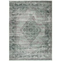 SAFAVIEH Vintage Kynaston Traditional Area Rug, Light Blue, 5'3" x 7'6"