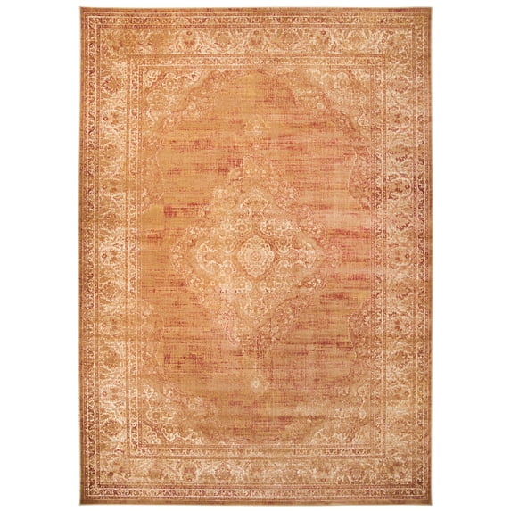 SAFAVIEH Vintage Kynaston Bordered Area Rug, Taupe, 8' x 10'