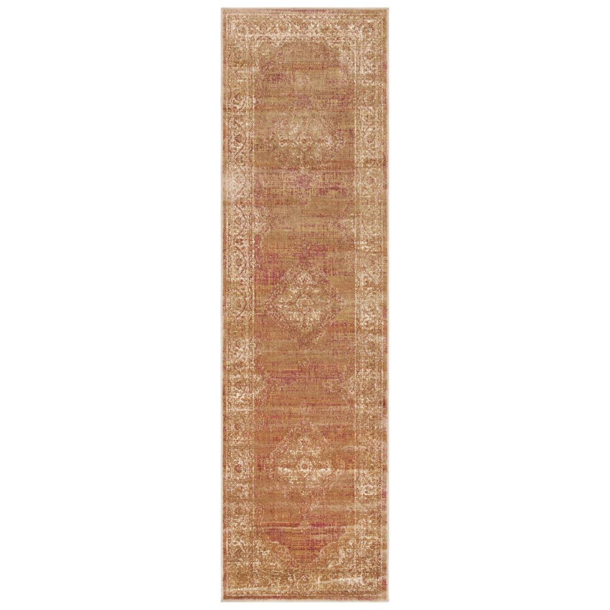 Taupe Viscose Reversible Runner Rug 2'2" x 7'2"