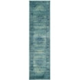thumbnail image 1 of SAFAVIEH Vintage Kynaston Traditional Runner Rug, Turquoise/Multi, 2'2" x 8', 1 of 5
