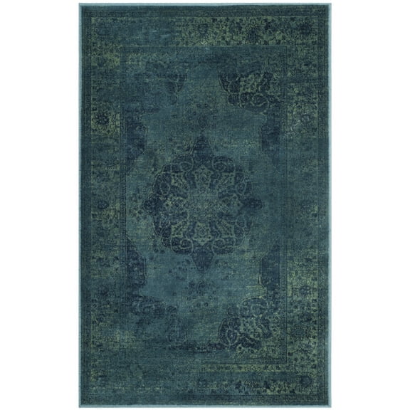 SAFAVIEH Vintage Lamont Traditional Area Rug, Blue/Multi, 2'7" x 4'