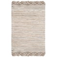 thumbnail image 1 of SAFAVIEH Vintage Leather Aaron Stripe Fringed Area Rug, Beige/Multi, 4' x 6', 1 of 4