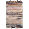thumbnail image 1 of SAFAVIEH Vintage Leather Aaron Stripe Fringed Area Rug, Multi, 2'3" x 4', 1 of 4