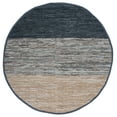 thumbnail image 1 of SAFAVIEH Vintage Leather Abraham Neapolitan Area Rug, Blue/Grey, 7' x 7' Round, 1 of 7