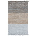 thumbnail image 1 of SAFAVIEH Vintage Leather Abraham Neapolitan Area Rug, Grey/Beige, 8' x 10', 1 of 11