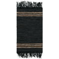 thumbnail image 1 of SAFAVIEH Vintage Leather Alexander Striped Area Rug, Black/Beige, 4' x 6', 1 of 11