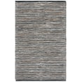 thumbnail image 1 of SAFAVIEH Vintage Leather Augustin Striped Area Rug, Black/Ivory, 5' x 8', 1 of 8
