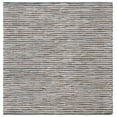 thumbnail image 1 of SAFAVIEH Vintage Leather Augustin Striped Area Rug, Grey/Ivory, 6' x 6' Square, 1 of 8