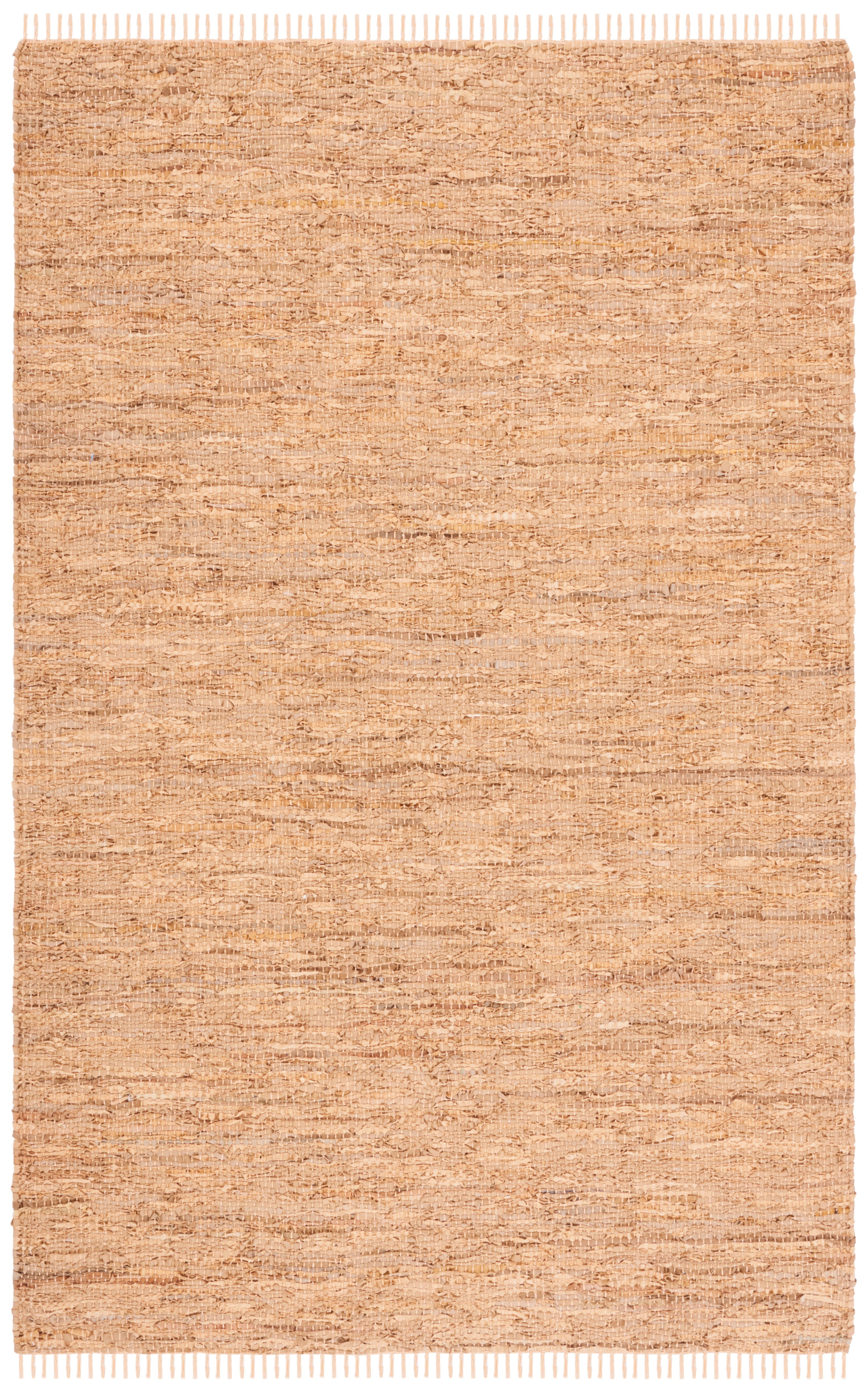 SAFAVIEH Vintage Leather Christal Solid Area Rug, Light Gold, 4' x 6 ...