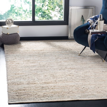 SAFAVIEH Vintage Leather Deemer Braided Abstract Area Rug, Beige, 4' x 6'